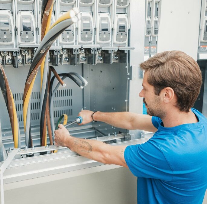 Elektromonteur für Mittelspannungsanlagen