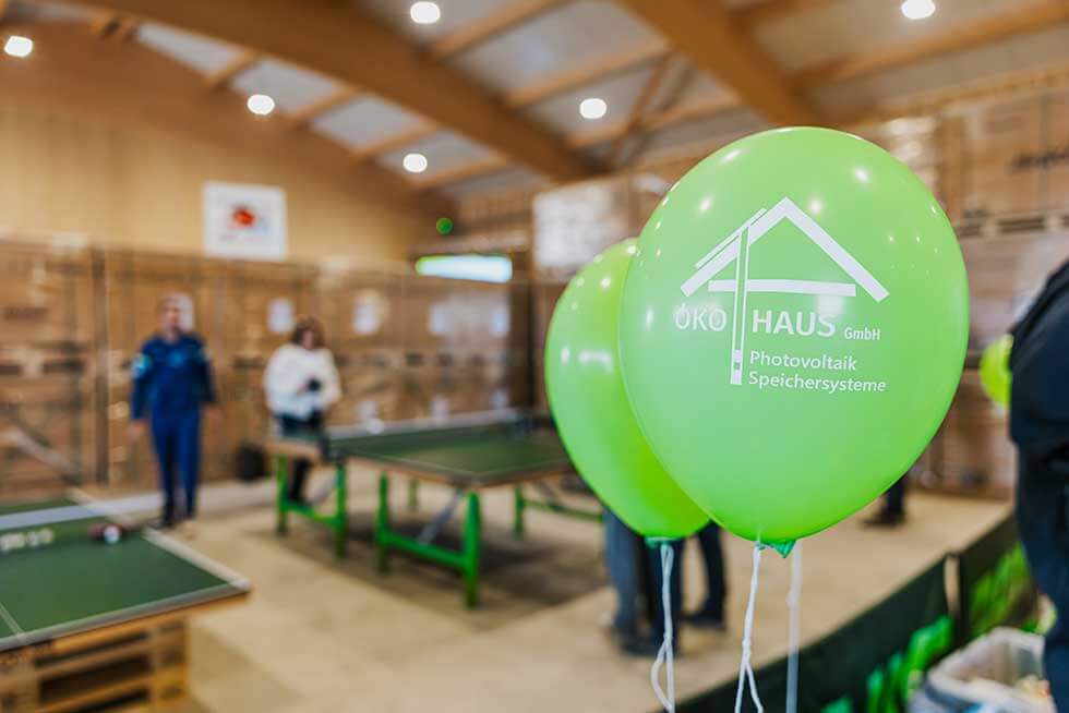 Ökohaus Hausmesse 2026 Luftballons